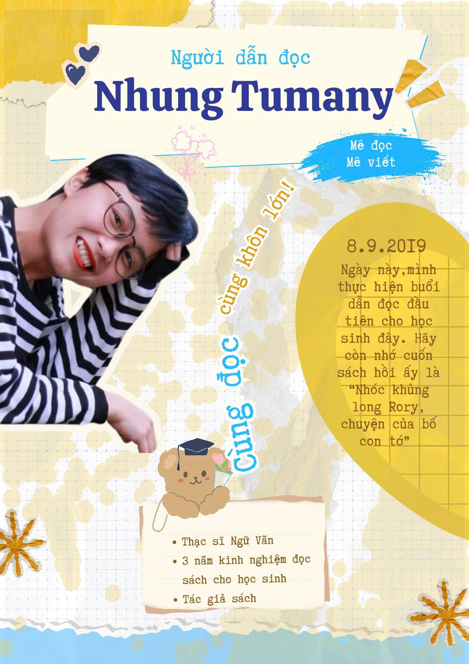 🌱 TUYỂN SINH CÁC LỚP “ĐỌC SÁCH CÙNG CÔ NHUNG TUMANY”
